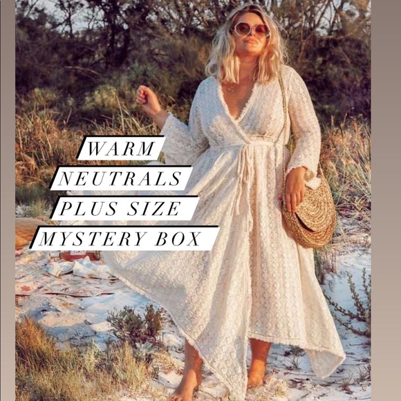 ASOS Curve Dresses & Skirts - WARM NEUTRALS PLUS SIZE MYSTERY BOX 5 PIECES